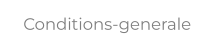 Conditions-generale